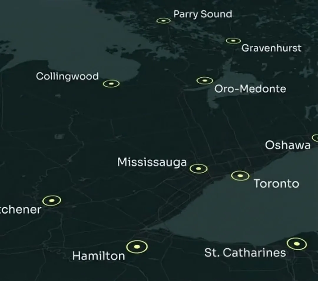 Regional airports around Toronto